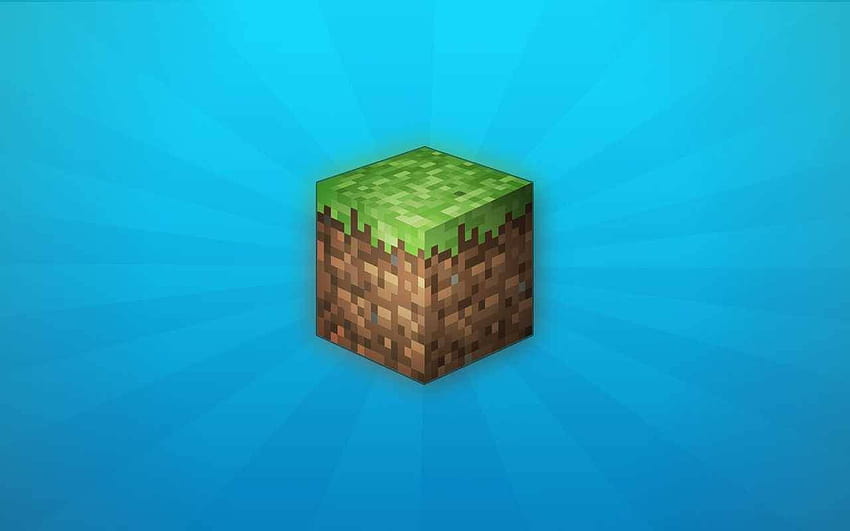 Minecraft-Block, Minecraft ein Block HD-Hintergrundbild