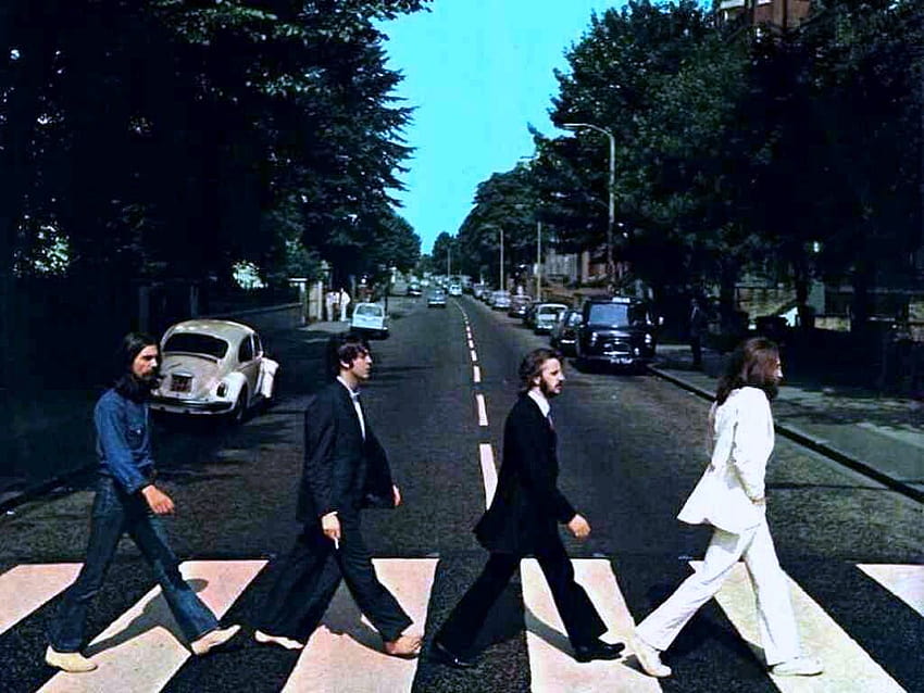 Abbey Road на Fifty, абатският път на Бийтълс HD тапет