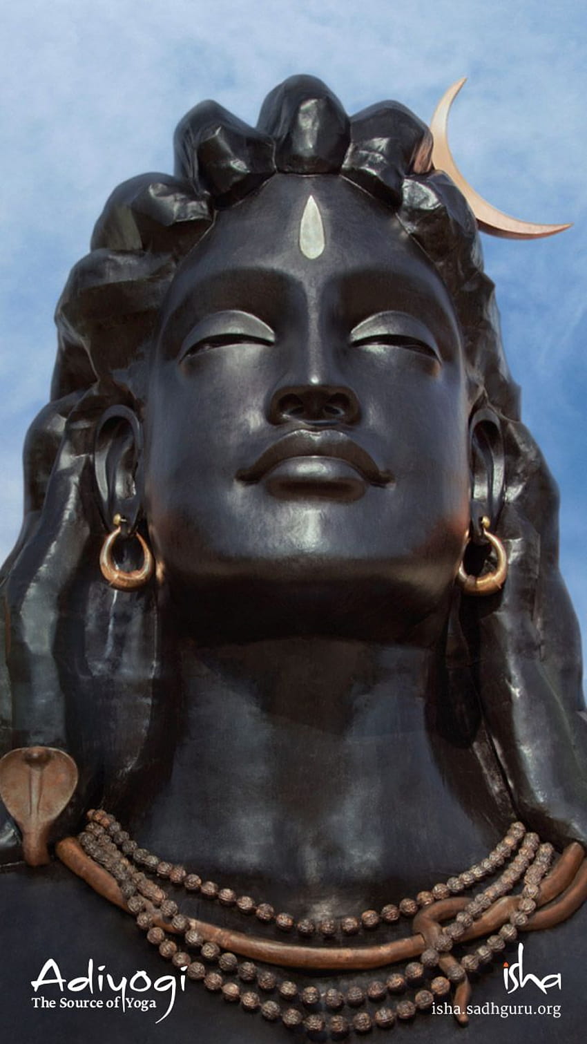 telefone estátua adiyogi Papel de parede de celular HD