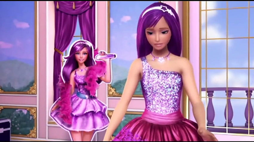 Barbie a Princesa e a Popstar Photo frame effect