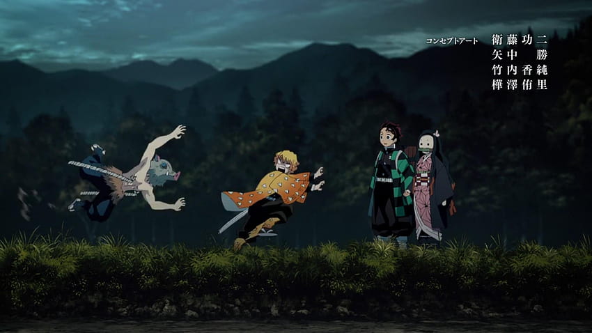 Download wallpaper Anime, online, Demon Slayer Kimetsu no Yaiba, Kimetsu no  Yaiba, Blade of Demon Destruction, The blade cleaves demons, section shonen  in resolution 1366x768