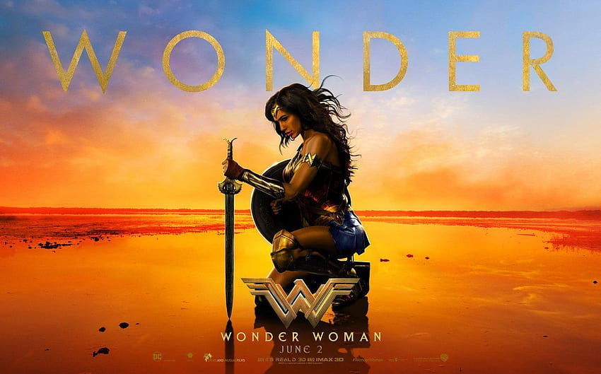 Трейлър на Wonder Woman Всичко е добро във войната и чудесата, плакати на жената чудо HD тапет