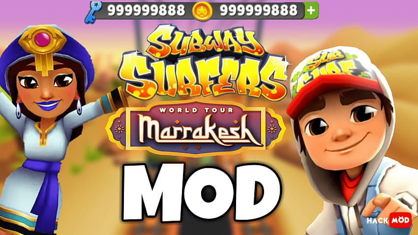 Épinglé sur Subway Surfers Marrakech MOD APK, jeux de surfeurs de métro Fond d'écran HD