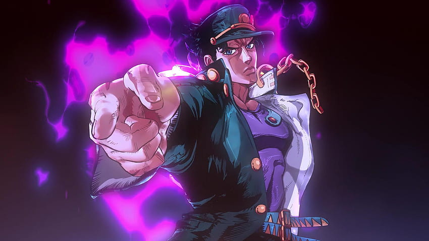 8 Jotaro Kujo, yıldız platin HD duvar kağıdı