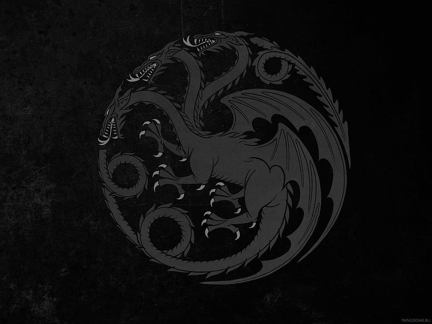 มังกร Game of Thrones ทีวีซีรีส์ 3D แขน House Targaryen วอลล์เปเปอร์ HD