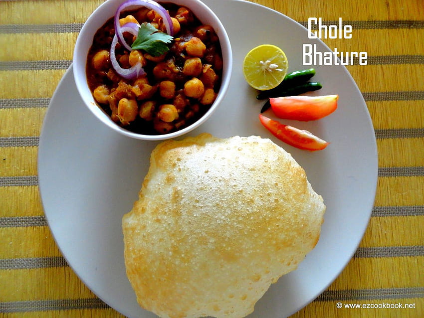 EzCookBook: Рецепта за Chole Bhature HD тапет