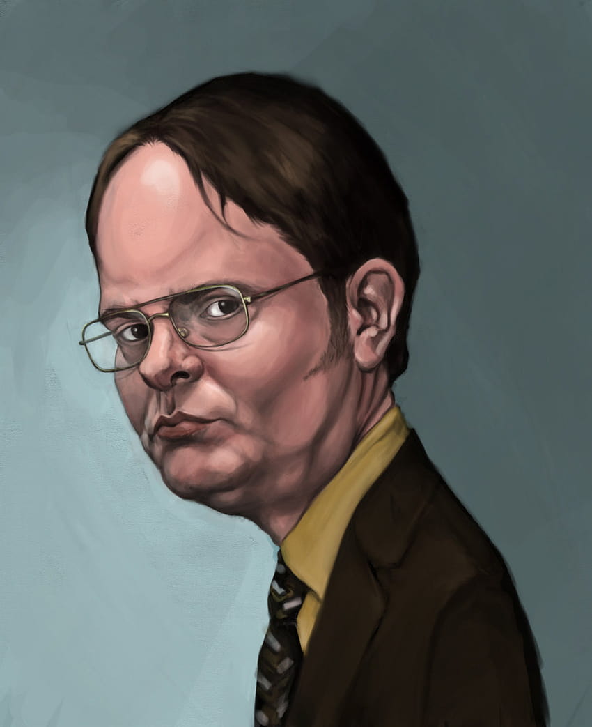 Dwight Portrait, rainn wilson wallpaper ponsel HD