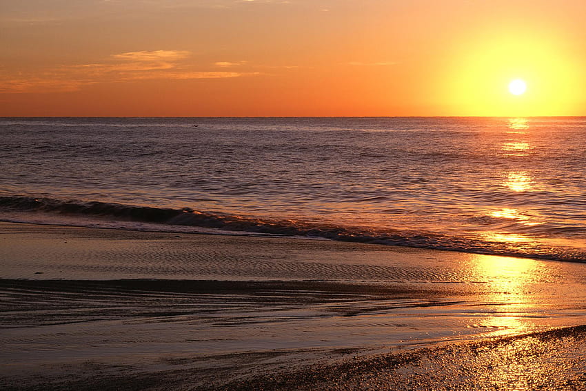 Sunrise Over the Atlantic, Myrtle Beach, South Carolina – Dazzling HD wallpaper