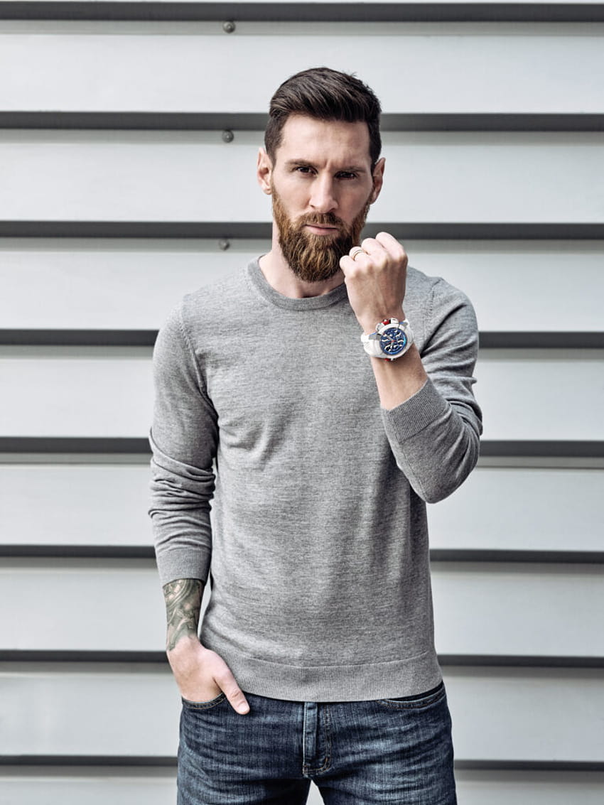 Leo Messi, messi kasual wallpaper ponsel HD