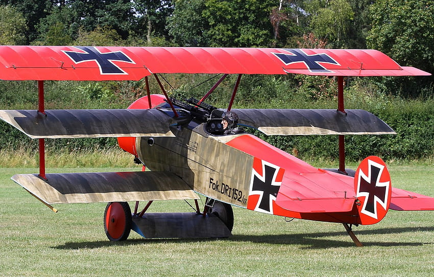 easy, fighter, Triplane, maneuverable, replica, Fokker Dr. 1 , section авиация HD wallpaper