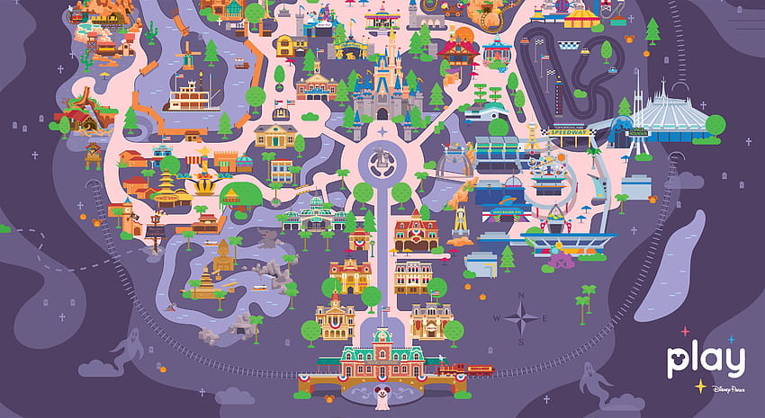 Play Disney Parks' – Magic Kingdom Park HD wallpaper