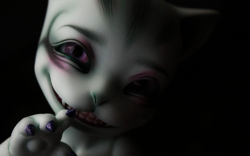Scary Cat » WallDevil, creepy cat HD wallpaper