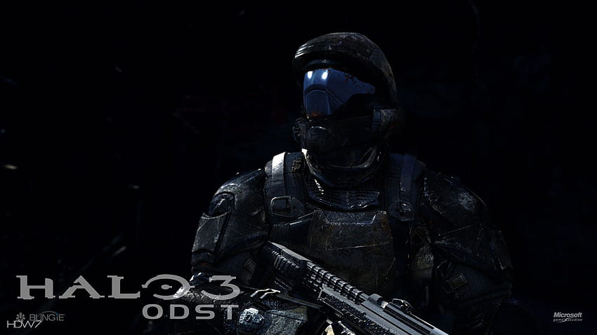 halo 3 odst proceed with caution HD wallpaper