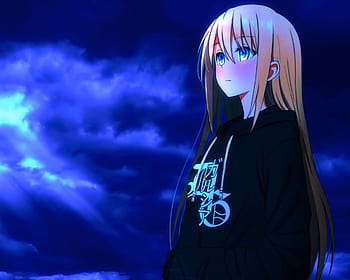 Steam Workshop::Anime Girl with Blue Hair from LEGION Lenovo (60 fps)  (2560x1440)