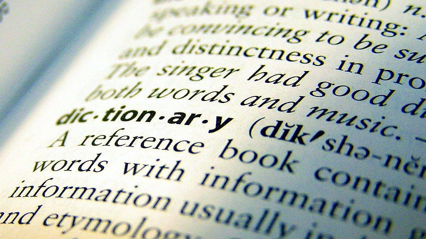 Речник, лексика HD тапет