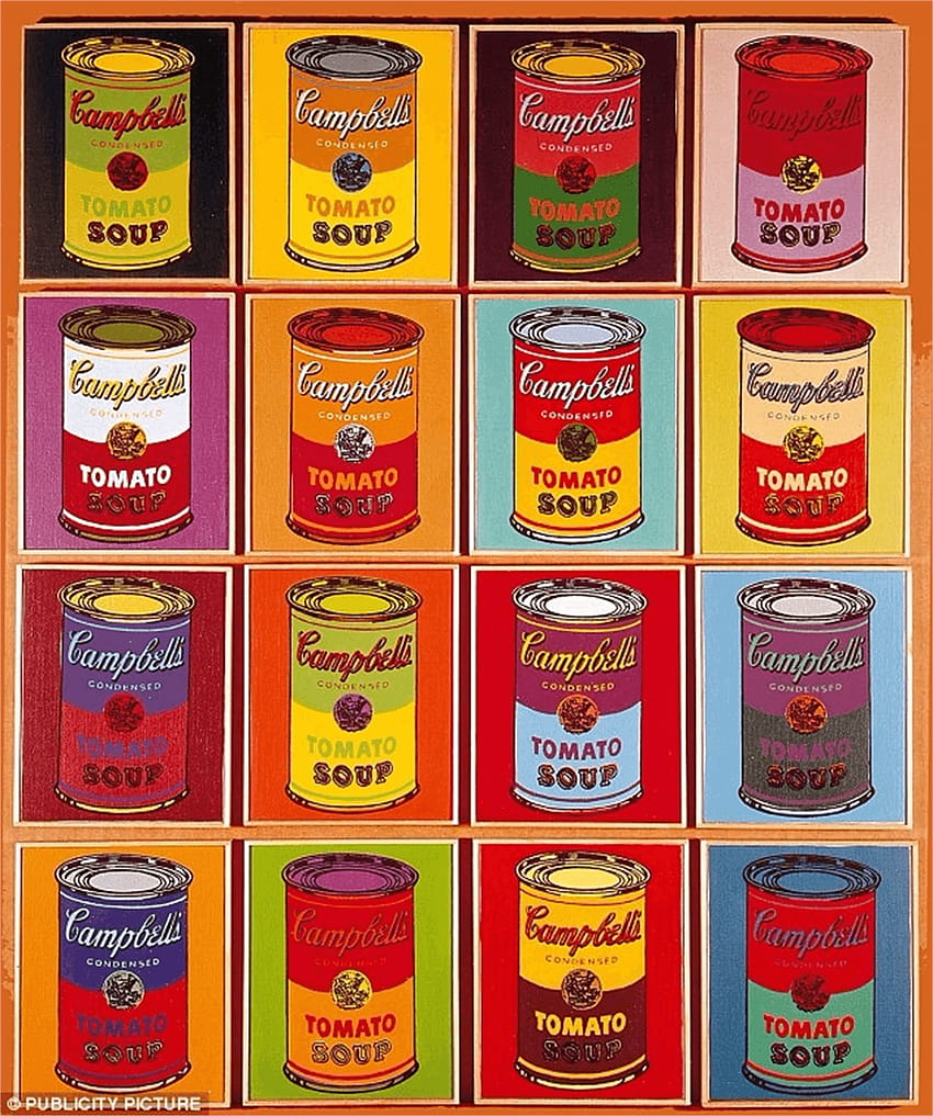 Campbell's Soup Cans by Andy Warhol, campbells soup cans HD phone wallpaper