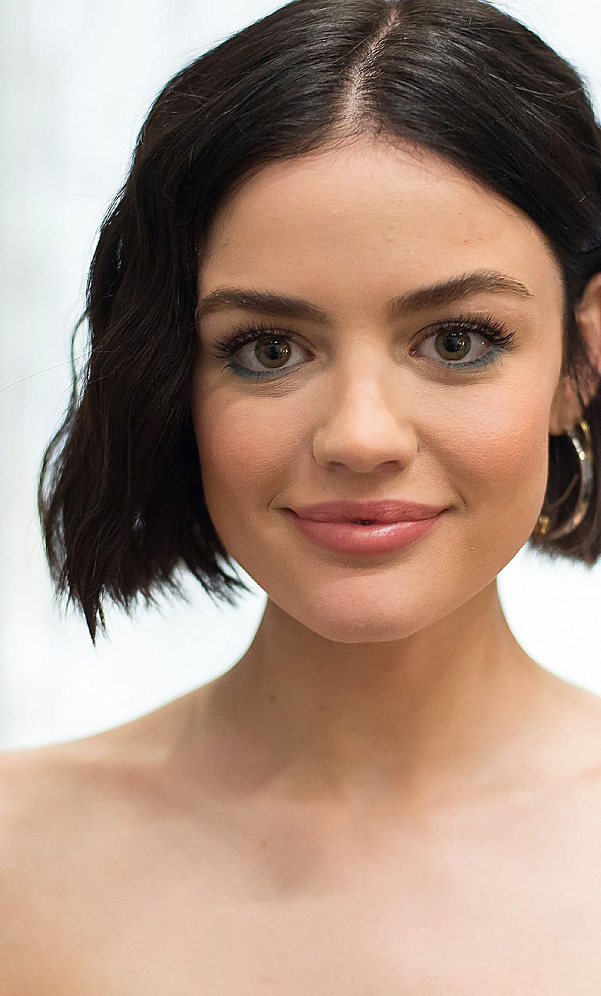 1280x2120 Brunette Lucy Hale Short Hair iPhone 6 plus, lucy hale iphone HD phone wallpaper