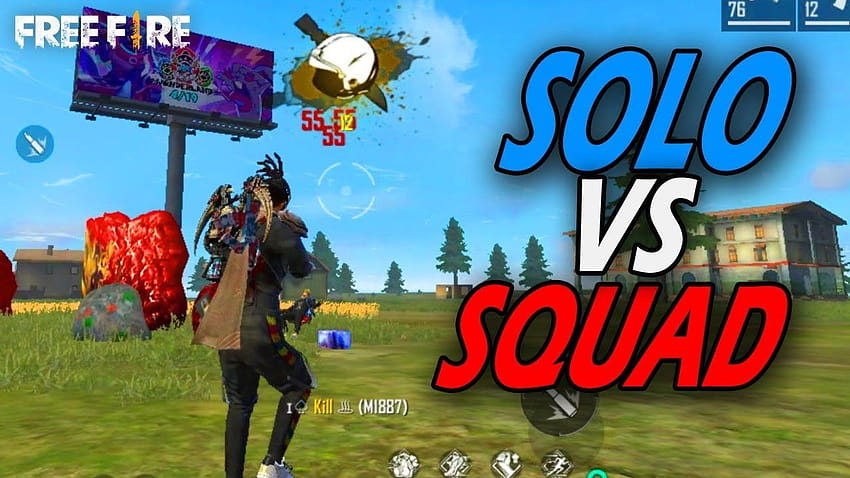 Fire Solo VS Squad Vollständiges Gameplay HD-Hintergrundbild