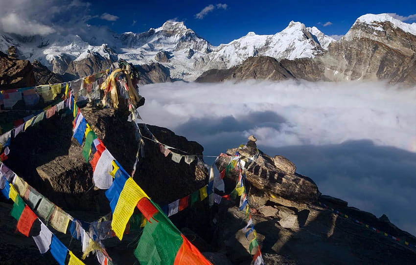 непалска планина HD тапет