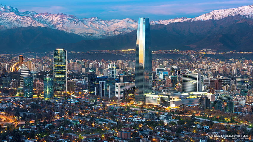 Cordillère des Andes, Santiago, Chili, Santiago du Chili Fond d'écran HD
