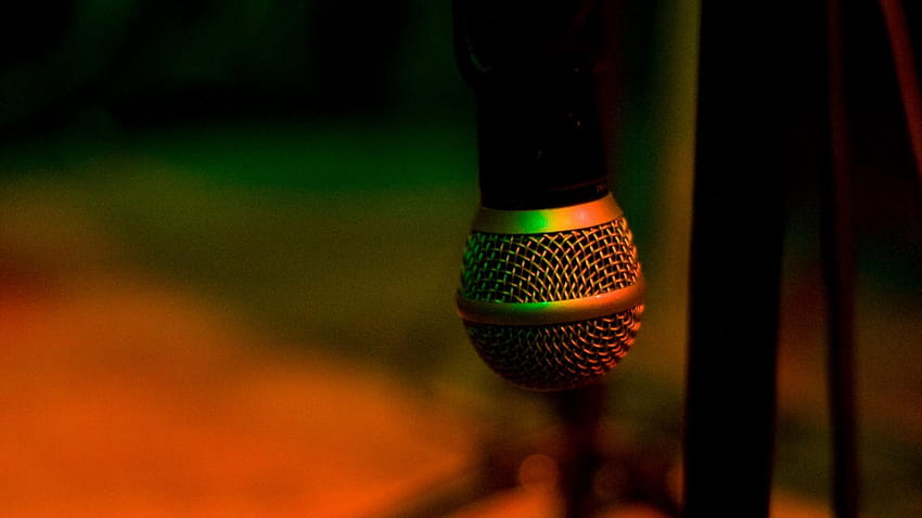 1920x1080 microphone, music, stage, stand HD wallpaper