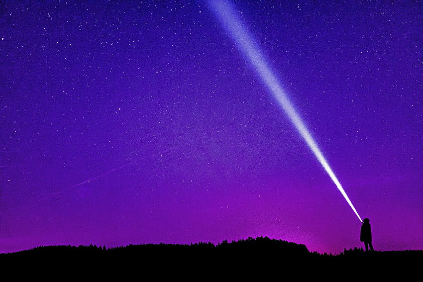 Light Purple Sky Aesthetic Phone, night sky aesthetic HD wallpaper