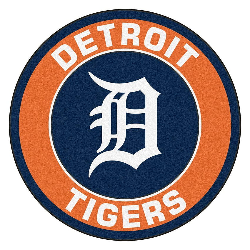 FANMATS MLB Detroit Tigers Orange 2 ft. x 2 ft. Round Area Rug, detroit tigers 2019 HD phone wallpaper