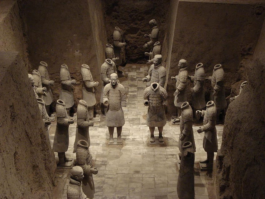 DIE WELTGEOGRAPHIE: Das Geheimnis von Qin Shi Huangdis Mausoleum HD-Hintergrundbild