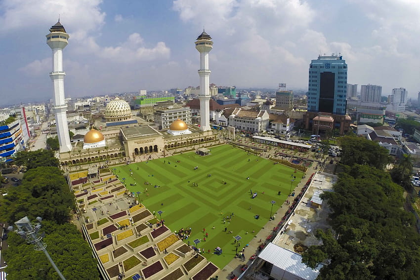 Grand Mosque Of Bandung Indonesia HD wallpaper