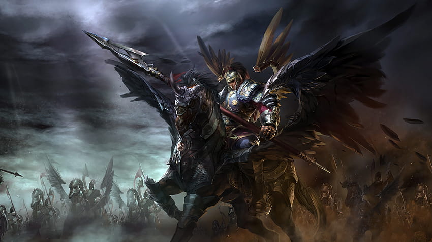 Winged Hussar Xin Zhao, winged hussars HD wallpaper