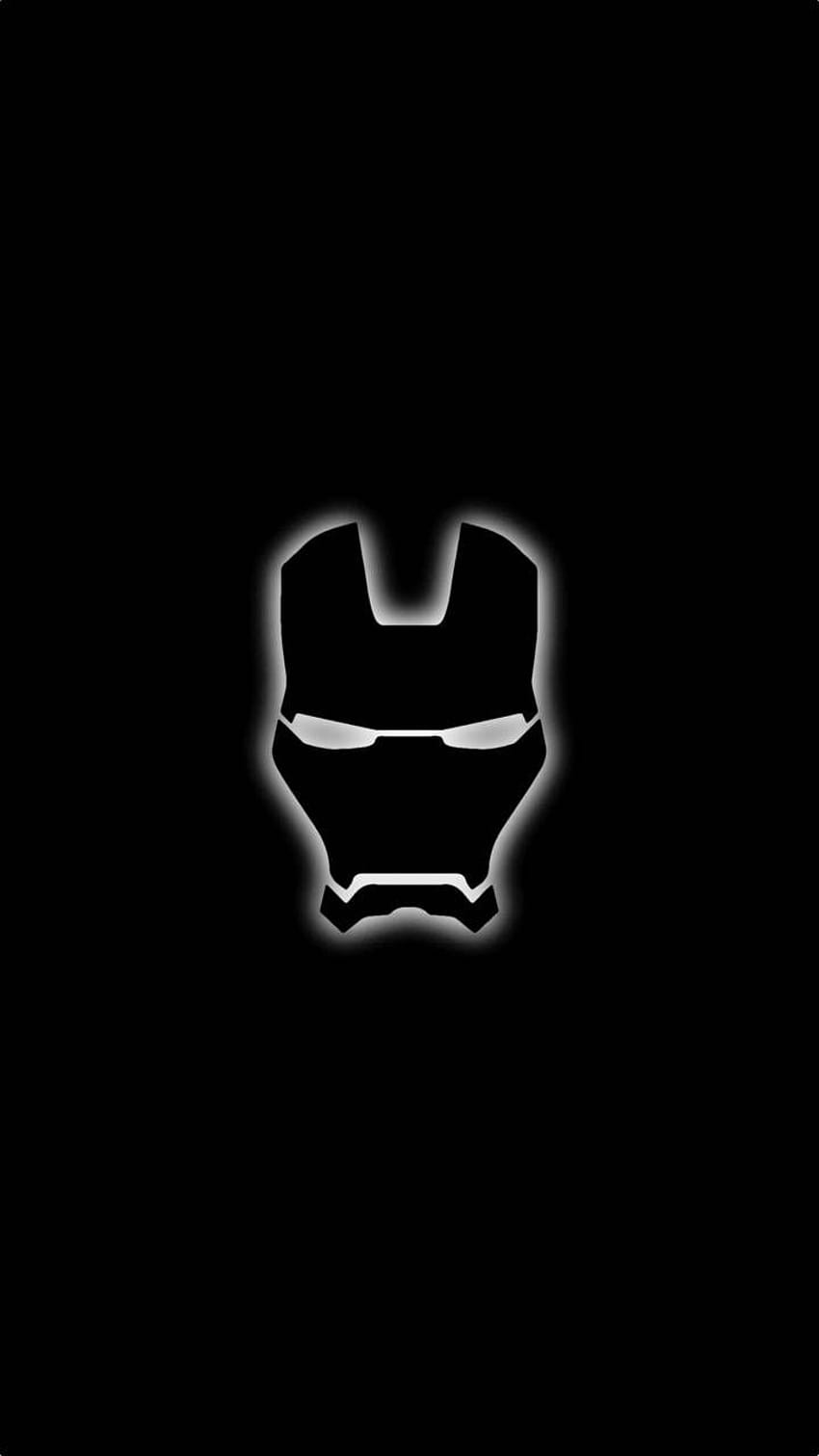Iron Man von Ravirayn, androider schwarzer Iron Man HD-Handy-Hintergrundbild