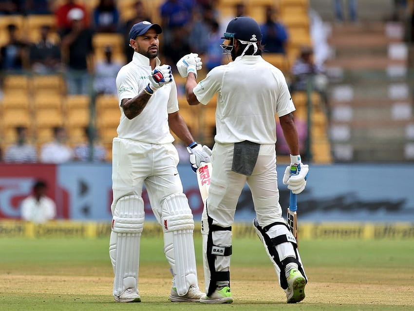 Shikhar Dhawan und Murali Vijay festigen die Eröffnungsplätze für die England-Tour: Indien HD-Hintergrundbild