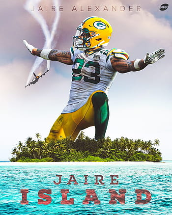 Jaire Alexander wallpaper I made. It's my first, so I hope you like it :  r/GreenBayPackers