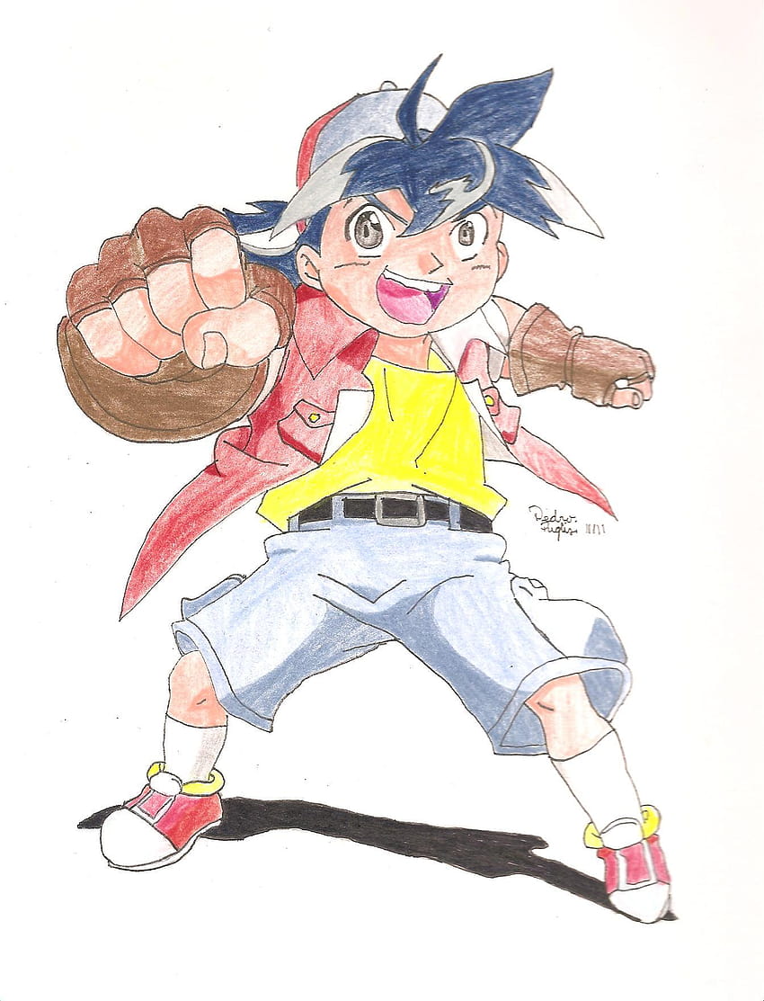 Made this drawing couple days ago for my girlfriend since it's her favorite  character what do you guys think : r/Beyblade