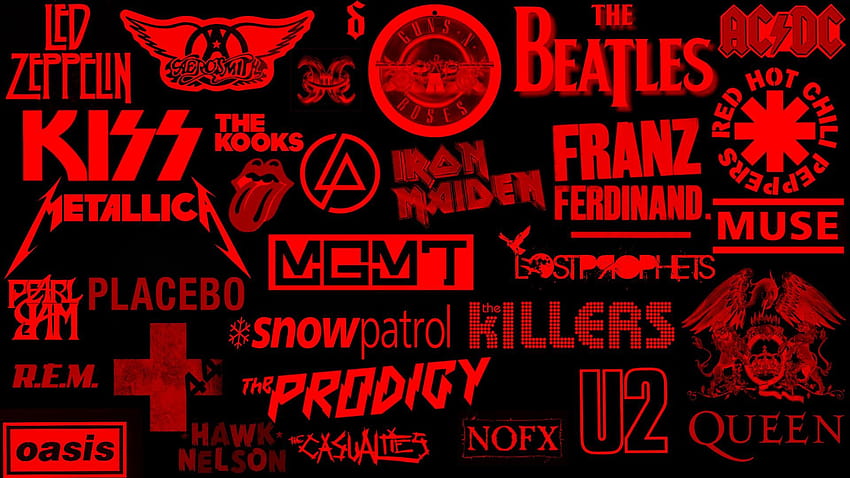 Red Rock Family Logo, the band red HD wallpaper