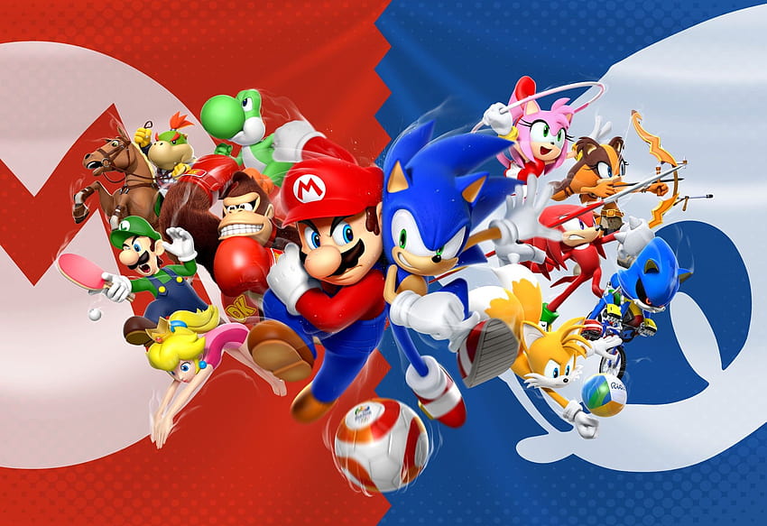 Most viewed Mario & Sonic At The Olympic Games, sonic winter games HD wallpaper