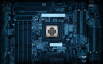 Premium Photo | Motherboard seamless chipset technology illustration  wallpaper background design