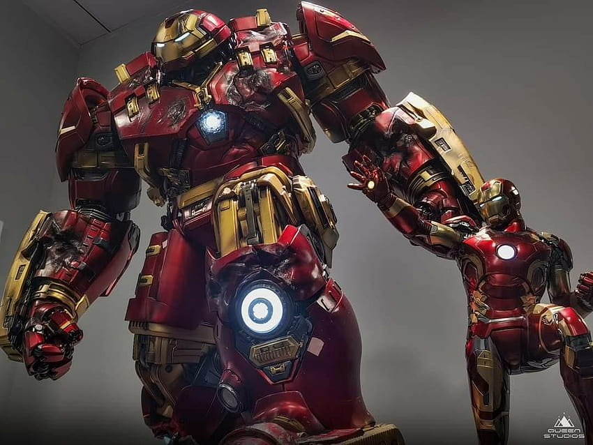 Queen Studio 1/4 Scale Iron Man Mark 43 Hulkbuster Mark 44, Hobbies & Toys, Toys & Games on Carousell HD wallpaper