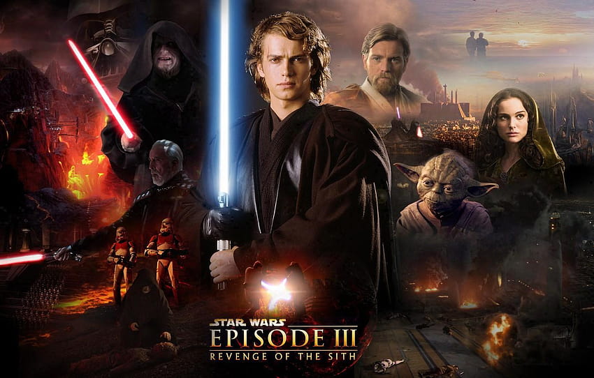 Star Wars, Guerre stellari, Darth Vader, Iodio, Anakin Skywalker e Obi Wan Kenobi Sfondo HD
