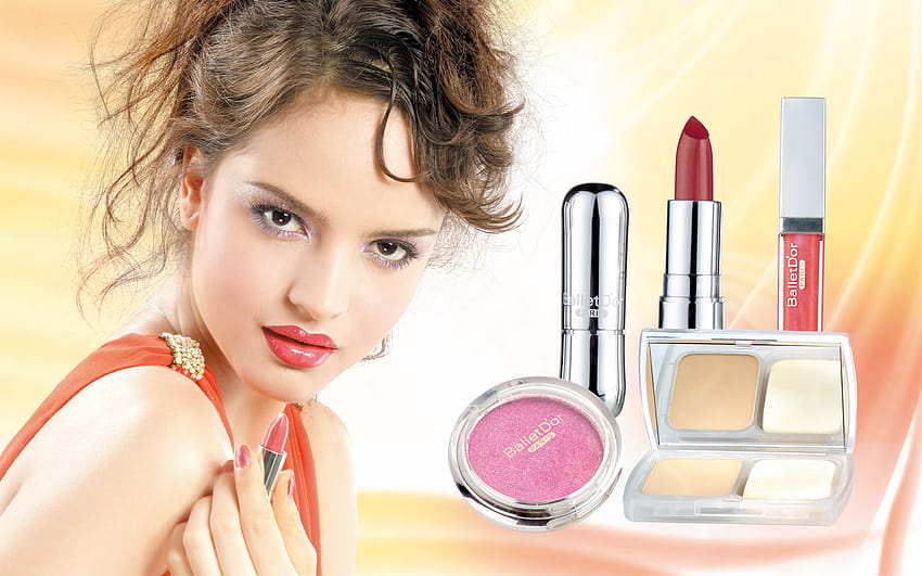 Cosmetic Advertising 9808, beauty products HD wallpaper