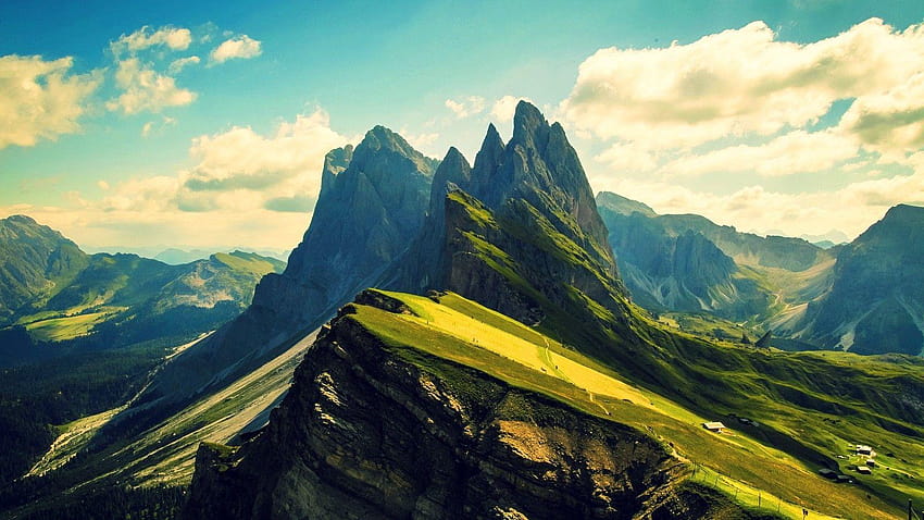 mountain dolomites mountains and backgrounds, dolomitas HD wallpaper