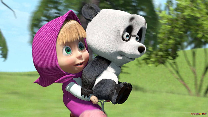 Masha and the Bear for iOS 7, masha and the bear penguin HD wallpaper ...