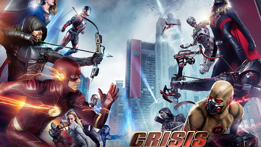 1920x1080 Crisis On Earth X Arrowverse Crossover 2017 Laptop Full HD wallpaper
