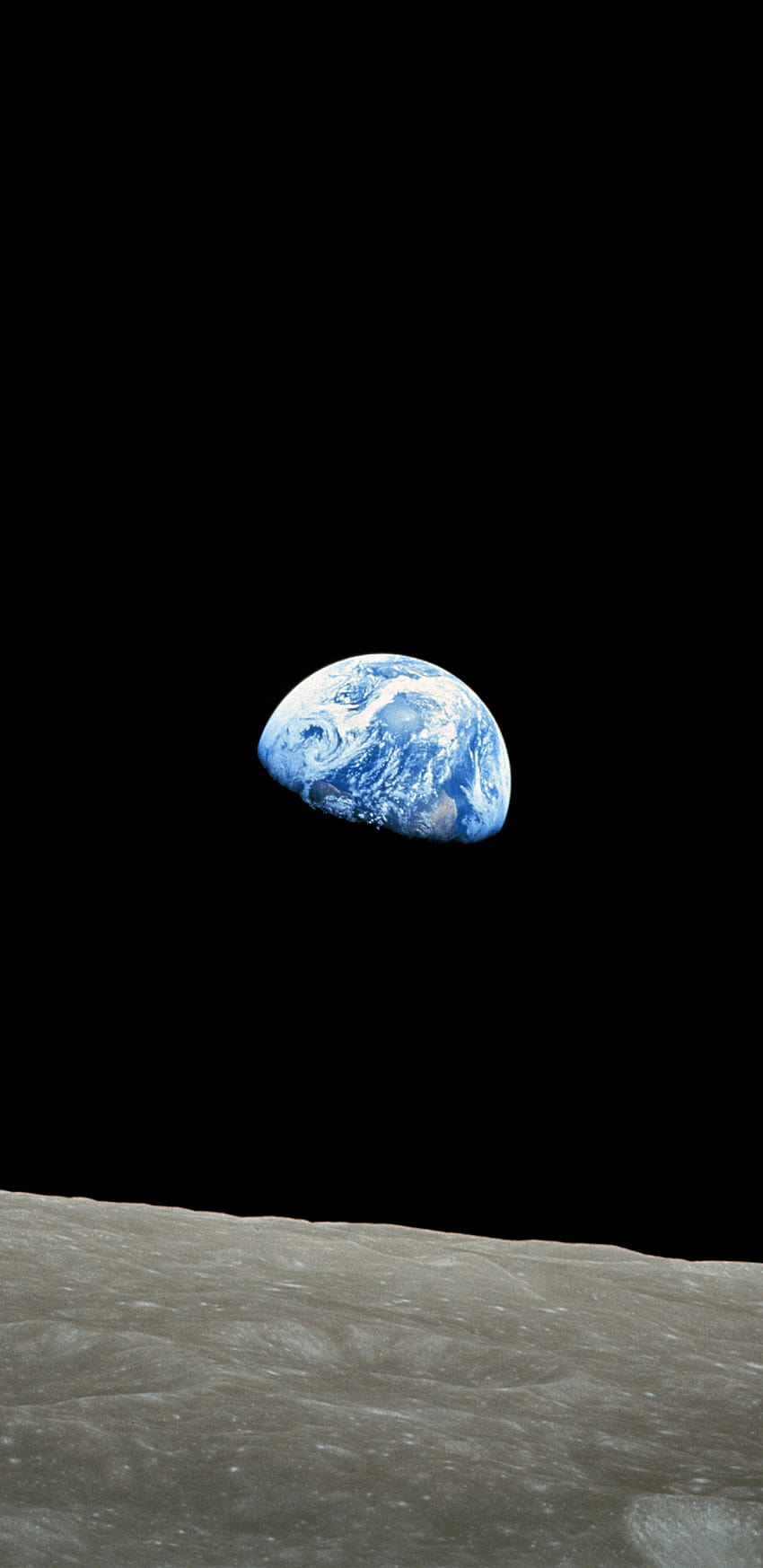 Earthrise for Samsung S8, 1080x2220 HD phone wallpaper