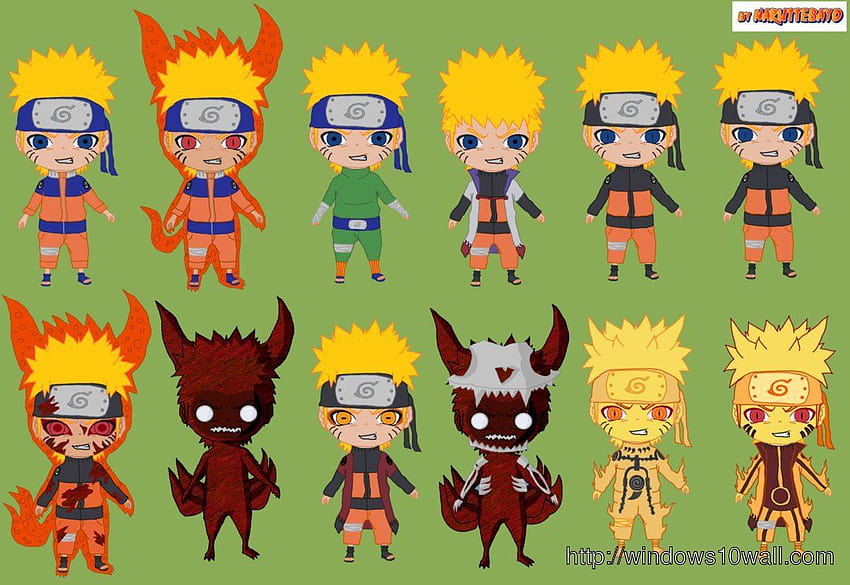 Naruto And Kurama Chibi, baby naruto HD wallpaper | Pxfuel