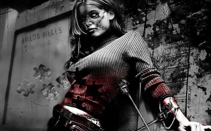Zombie Girl HD wallpaper