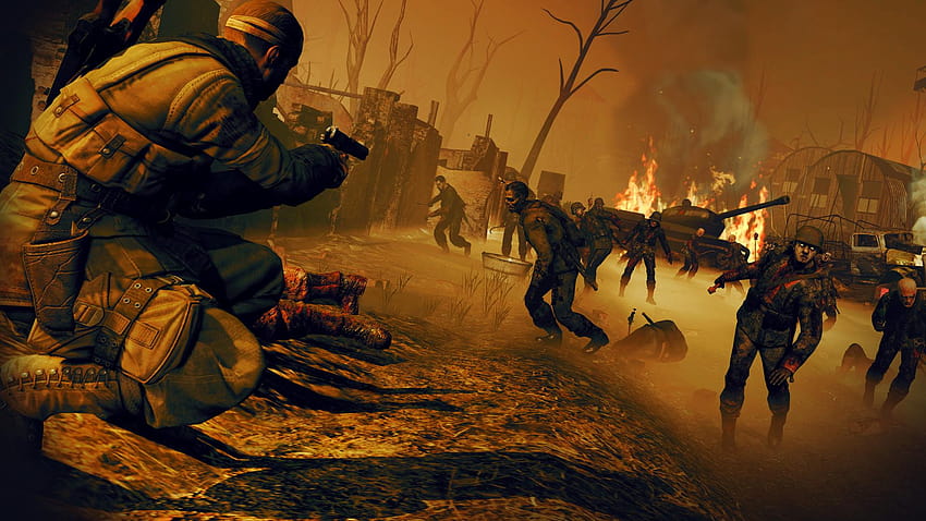Snipe Nazi Zombies With Your Pals In Sniper Elite: Zombie Army 2, zombie army 4 dead war HD wallpaper