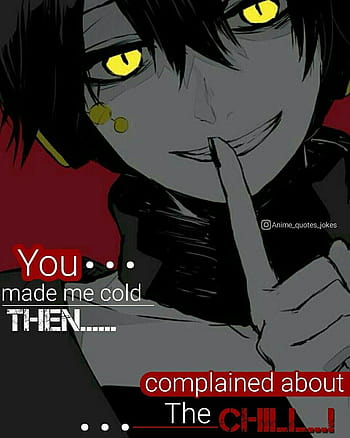 Dark anime with quotes HD wallpapers | Pxfuel