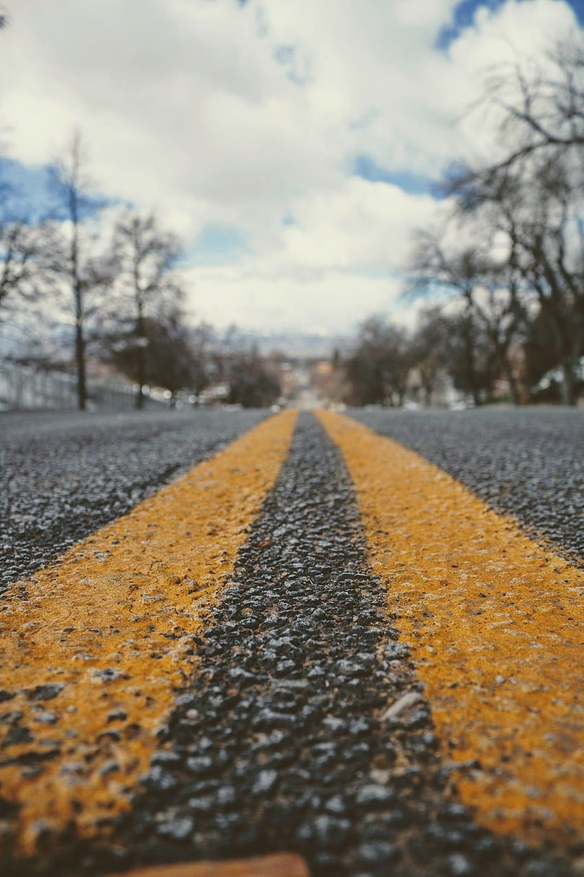 Low Angle Of Road HD phone wallpaper
