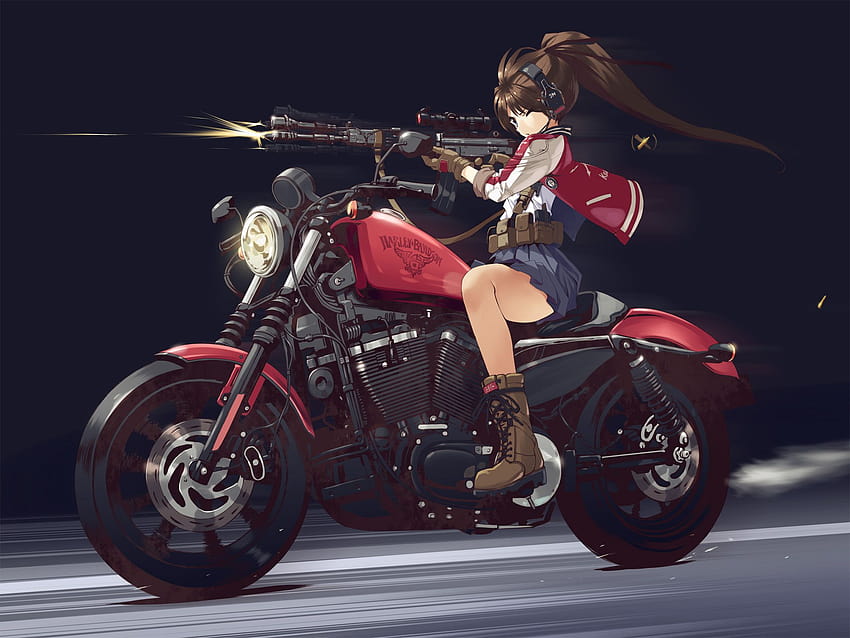 Page 2 | anime girl bike HD wallpapers | Pxfuel